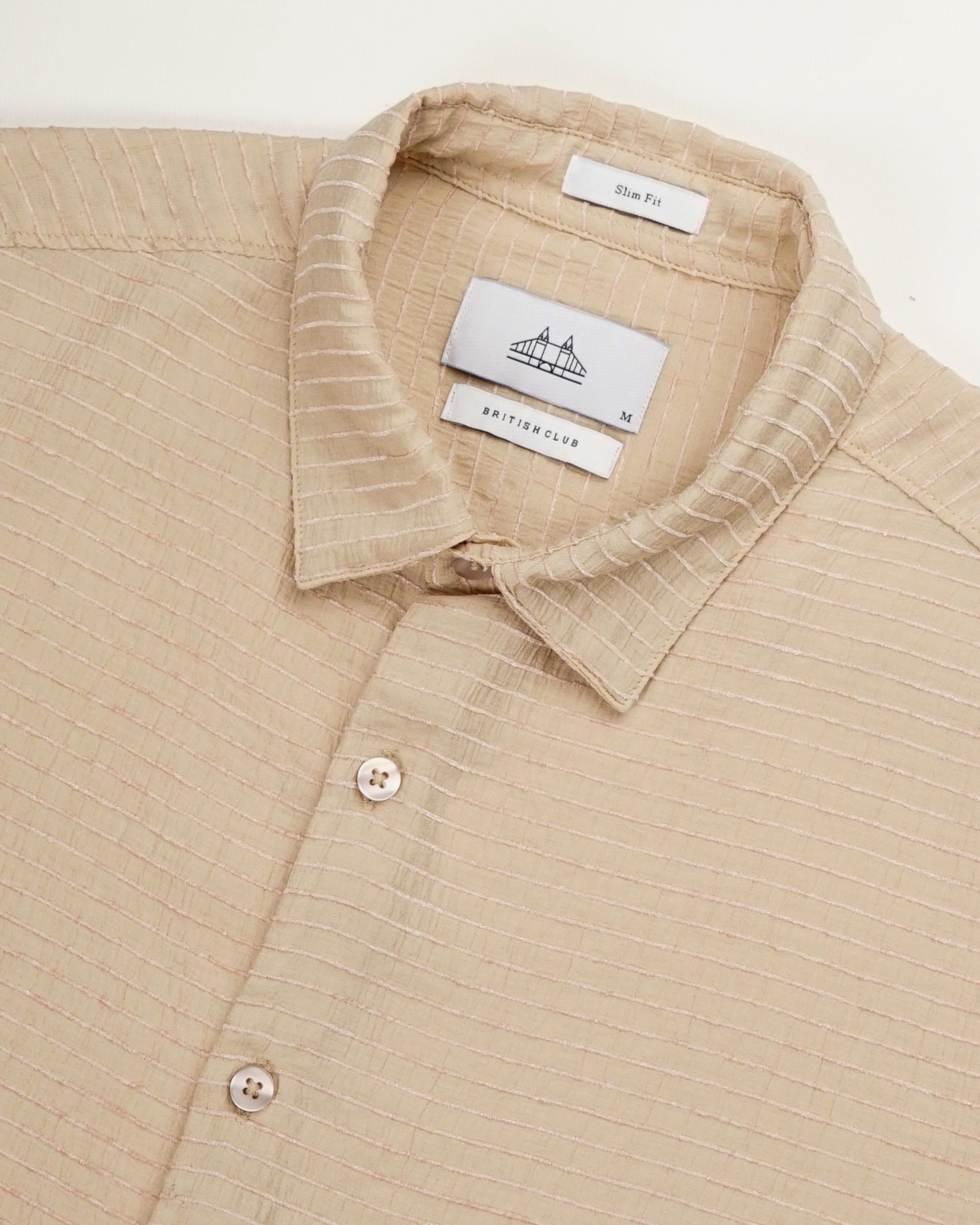 men's Self Design Shirt