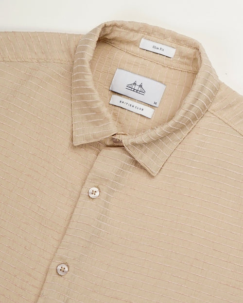 men's Self Design Shirt