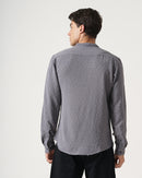 men's self design shirt
