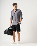 men's self design shirt