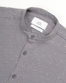 men's self design shirt
