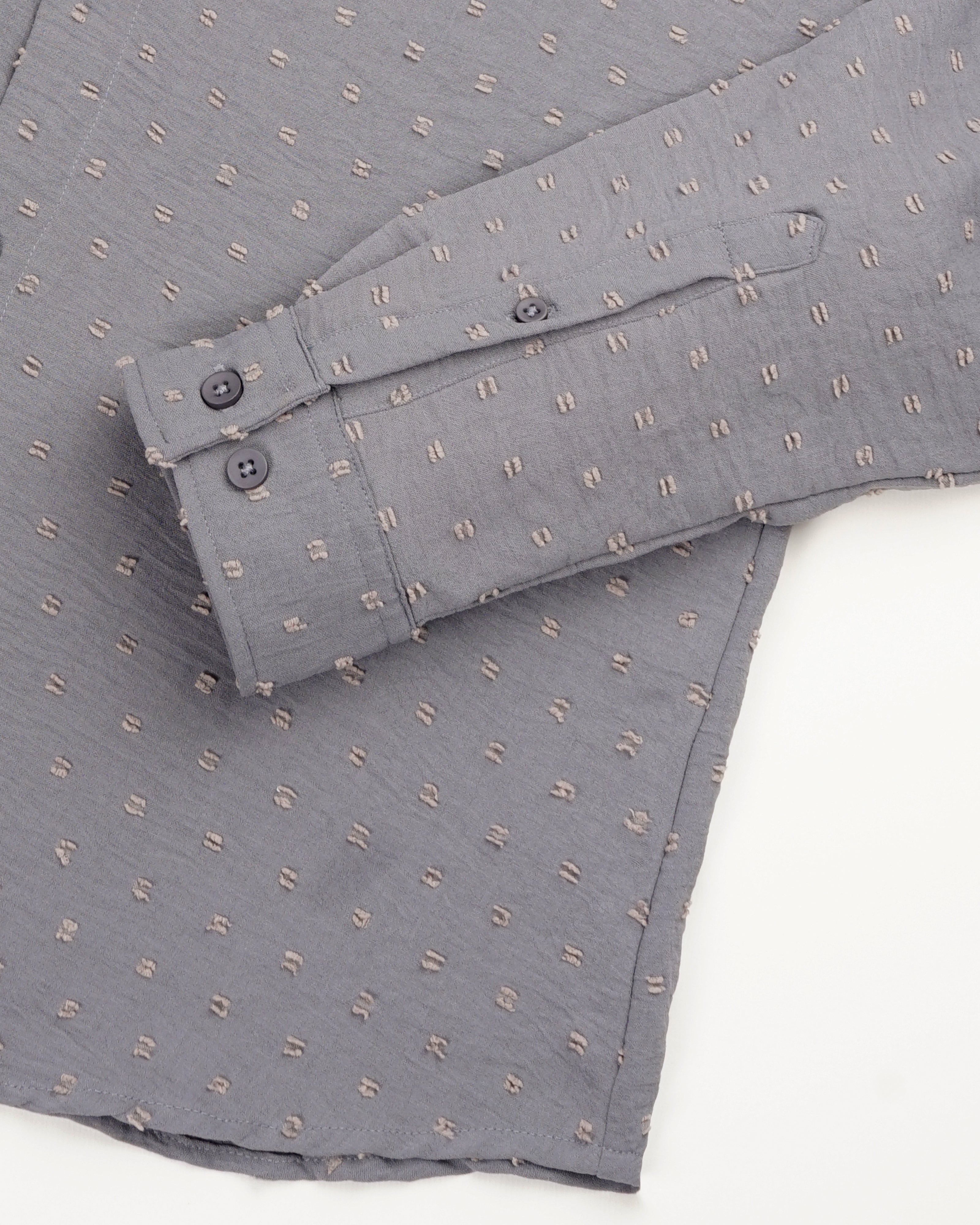 men's self design shirt