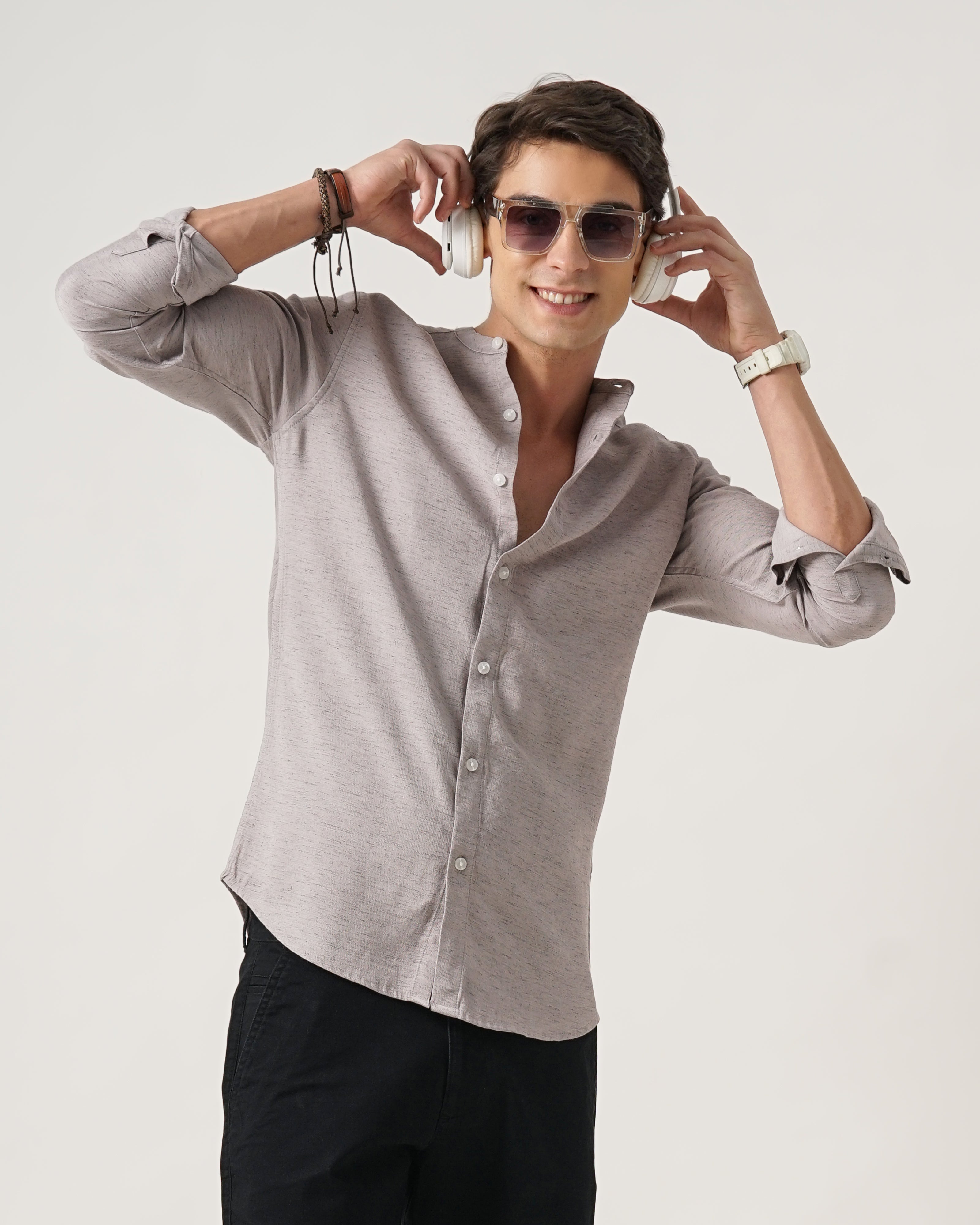 Men's Solid Casual Shirt