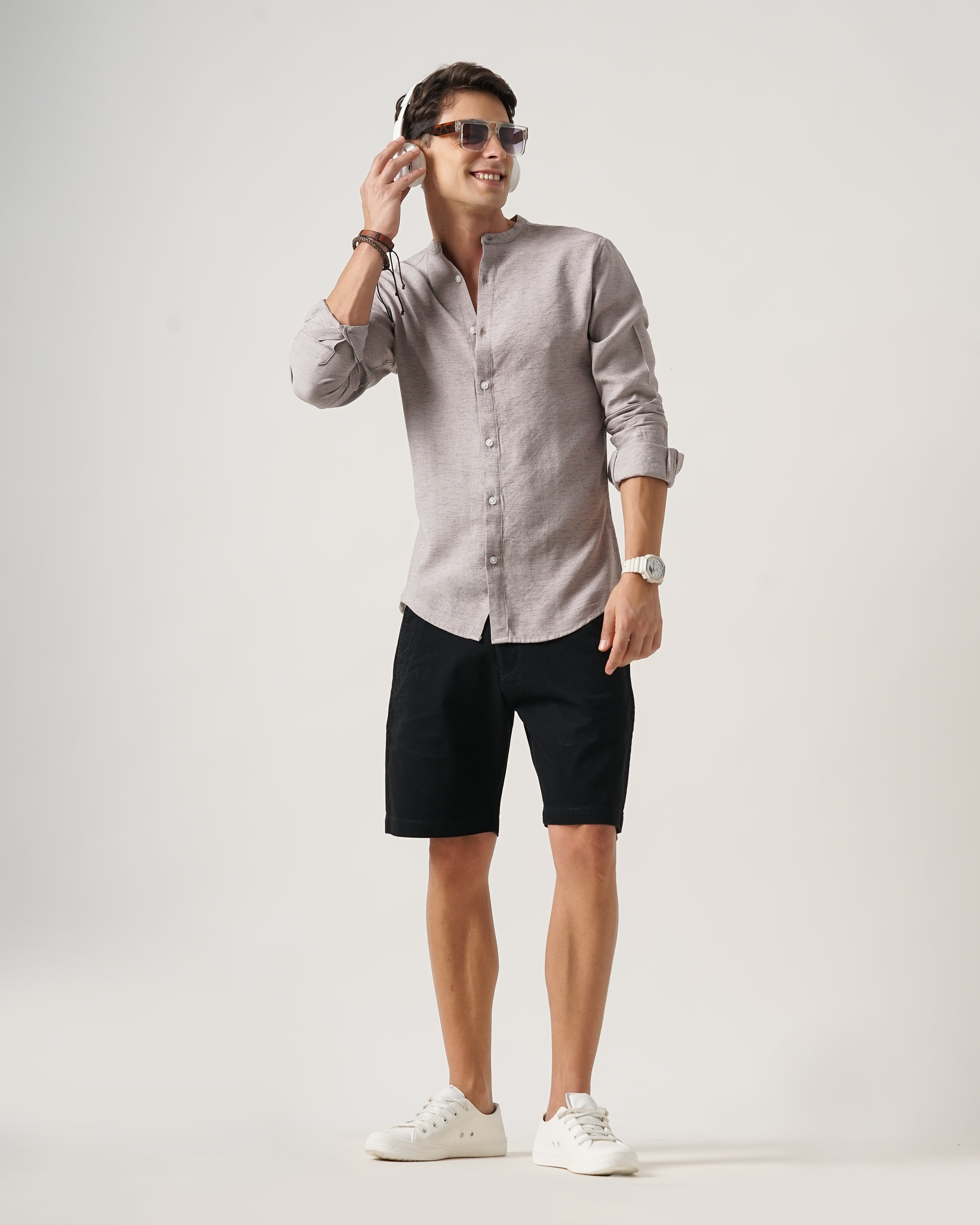 Men's Solid Casual Shirt