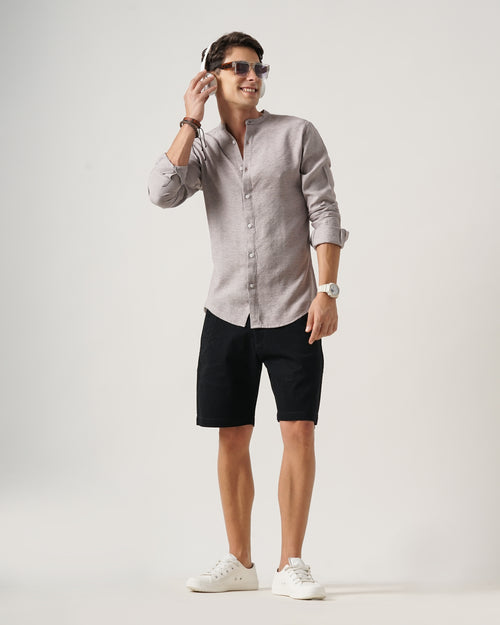 Men's Solid Casual Shirt
