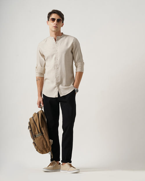 Men's Solid Casual Shirt