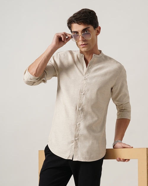 Men's Solid Casual Shirt