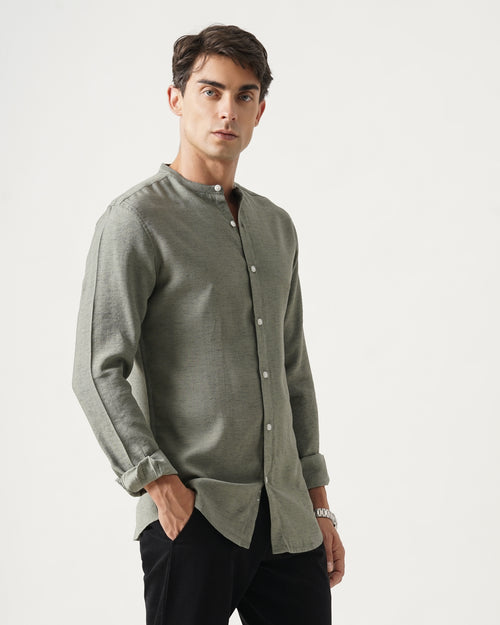 Men's Solid Casual Shirt