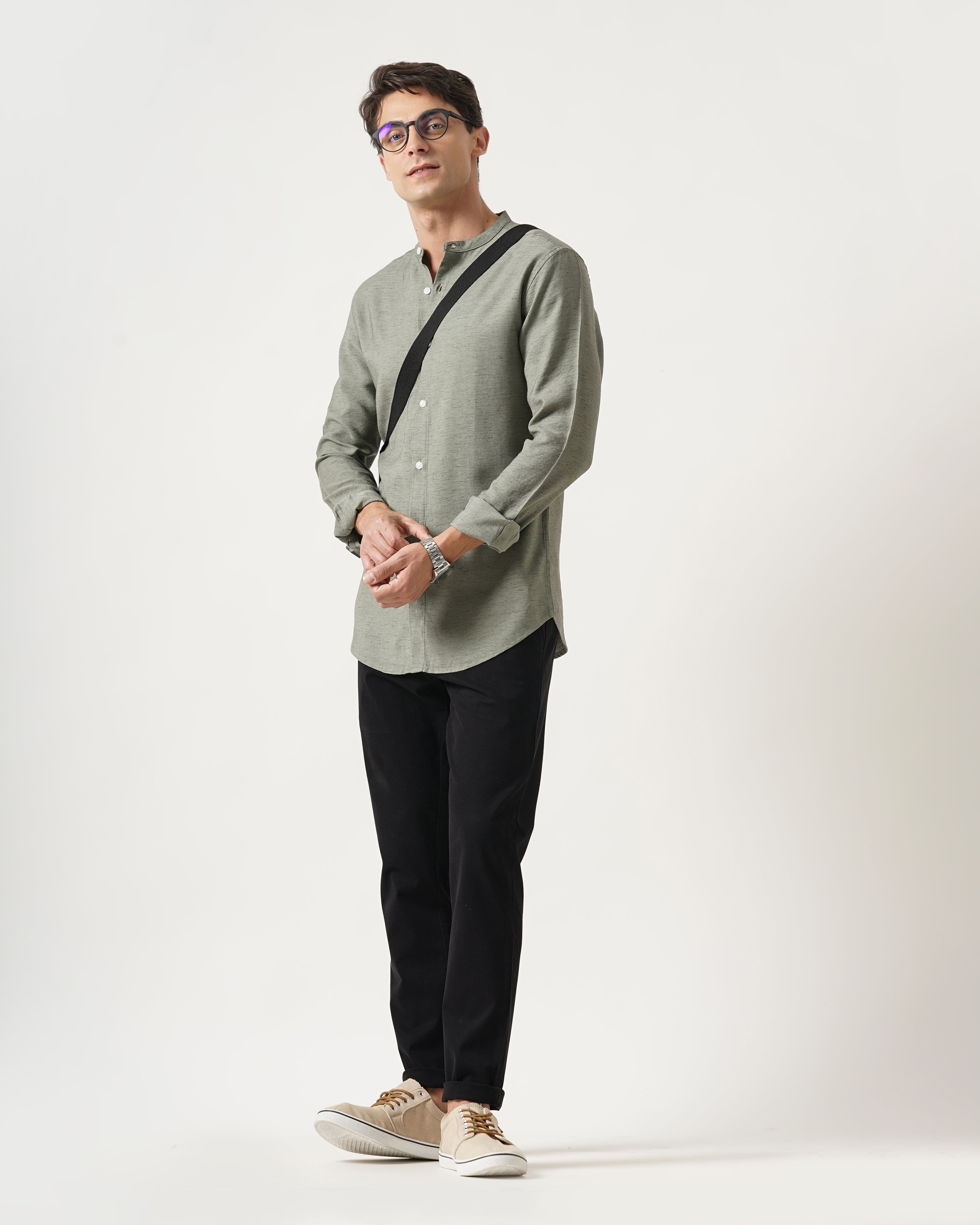 Men's Solid Casual Shirt