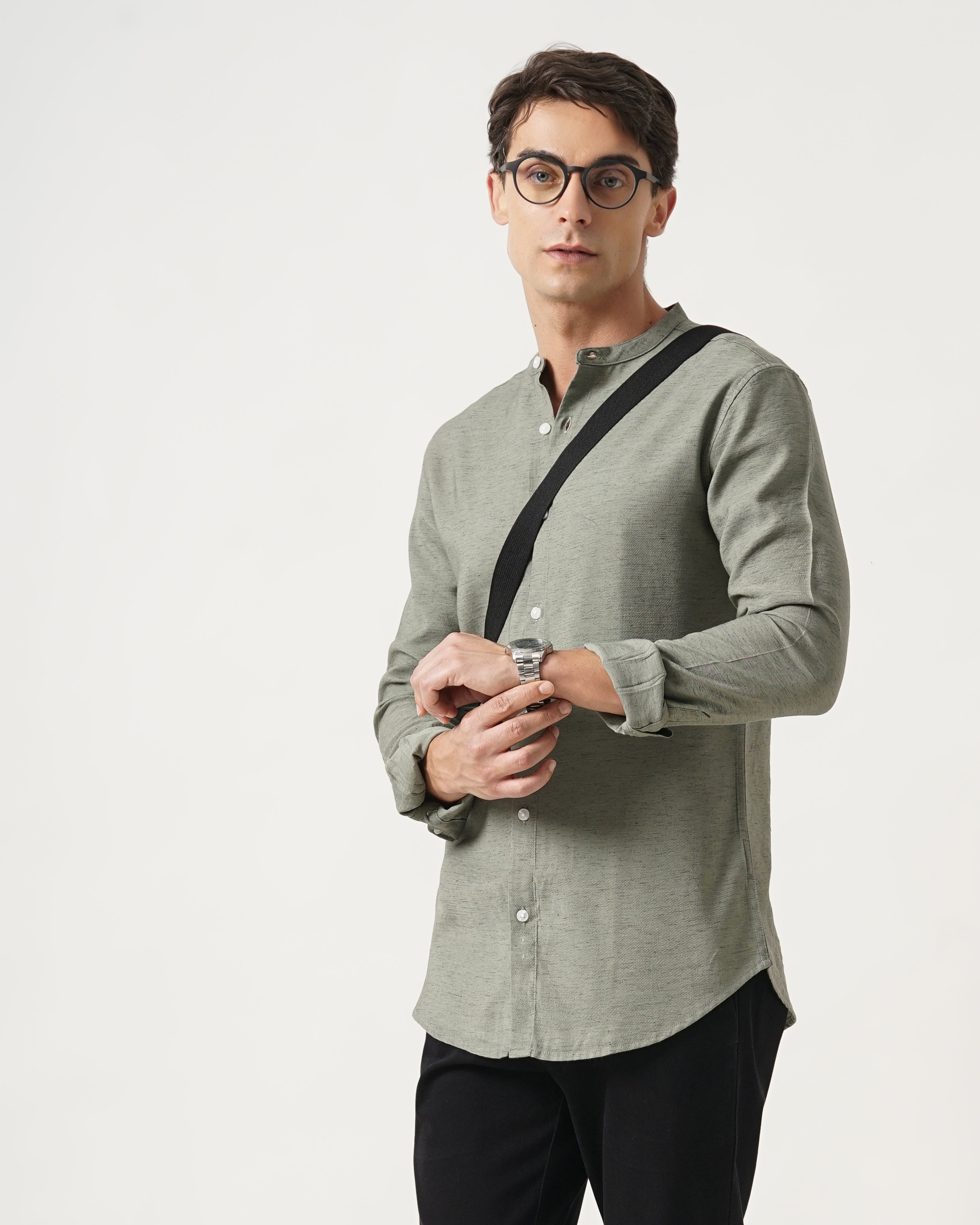 Men's Solid Casual Shirt