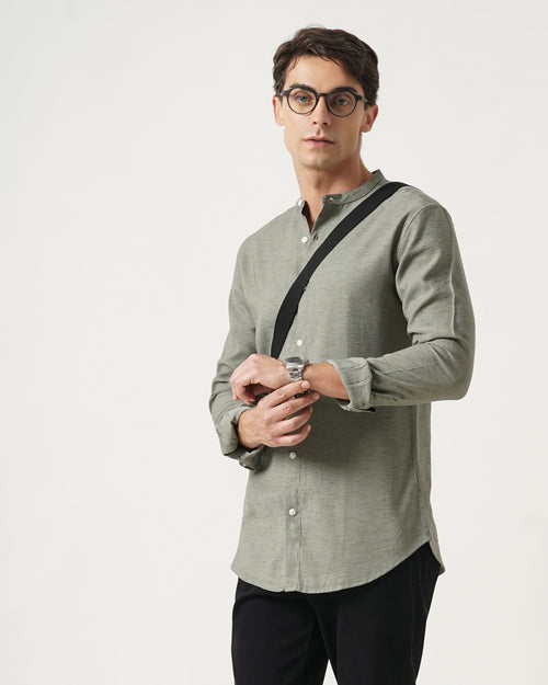 Men's Solid Casual Shirt