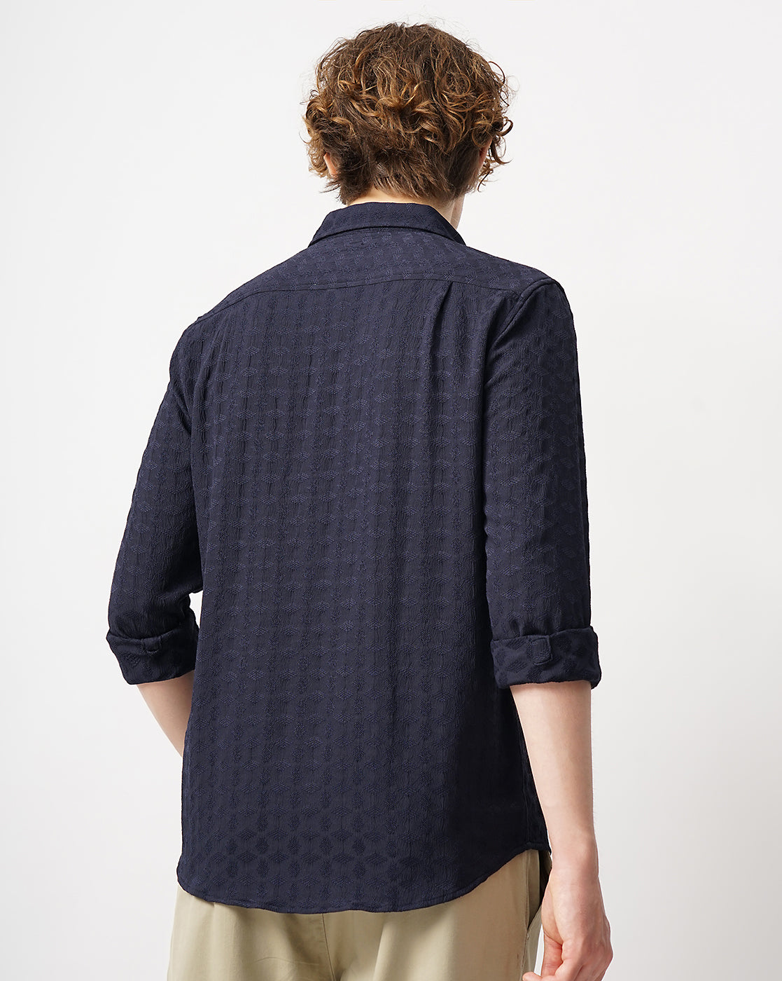 MEN'S SELF DESIGN SHIRT
