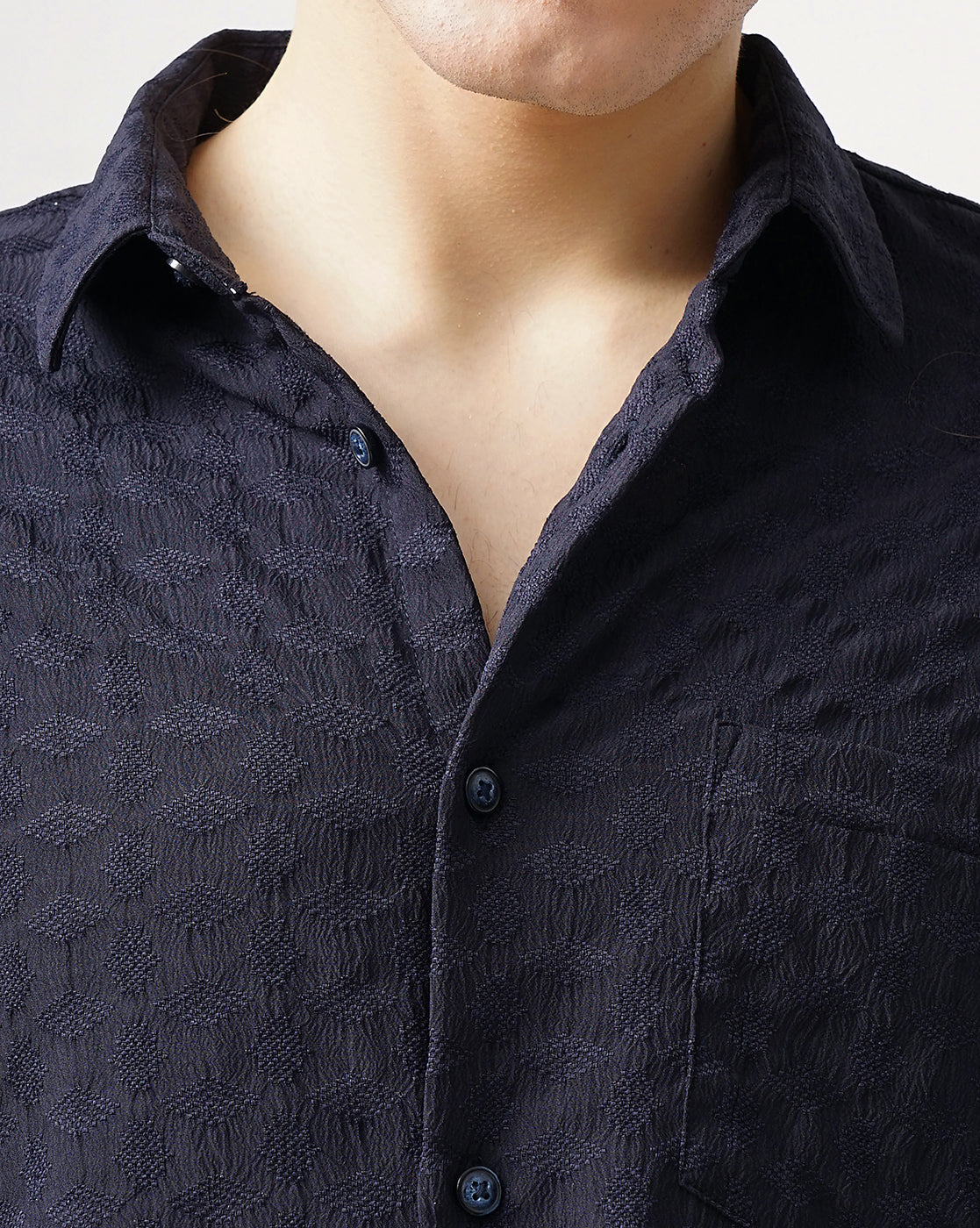 MEN'S SELF DESIGN SHIRT