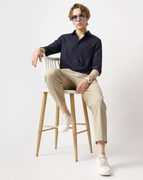 MEN'S SELF DESIGN SHIRT