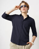 MEN'S SELF DESIGN SHIRT