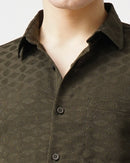 MEN'S SELF DESIGN SHIRT