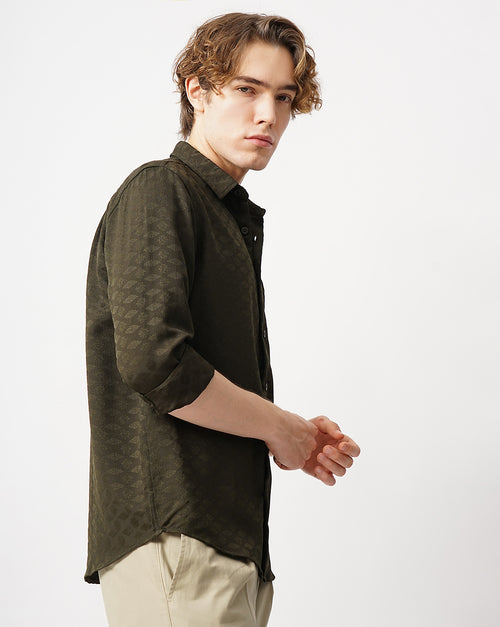 MEN'S SELF DESIGN SHIRT