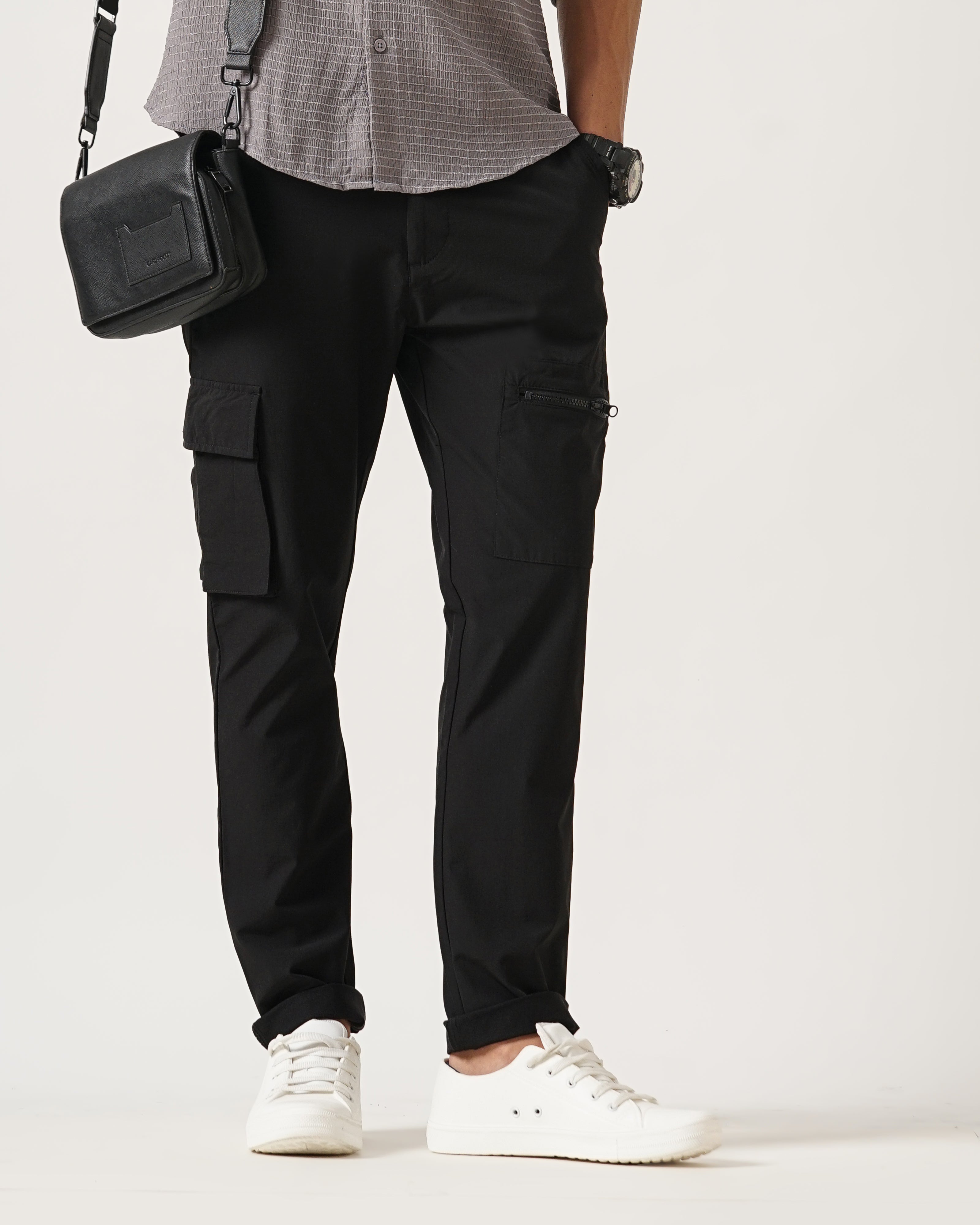 MEN'S CARGO STRETCHABLE CHINOS