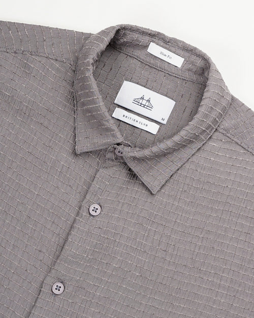 men's Self Design Shirt