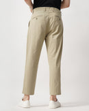 CROPPED LENGTH SINGE PLEATED TROUSER