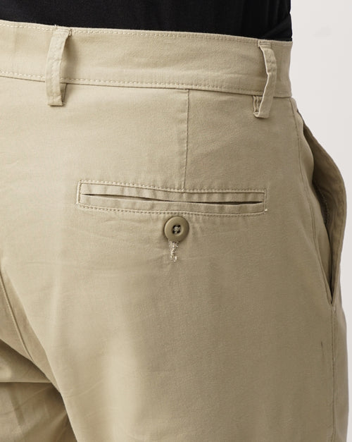 CROPPED LENGTH SINGE PLEATED TROUSER