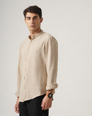 men's self design shirt