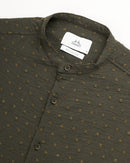 men's self design shirt