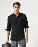 men's self design shirt