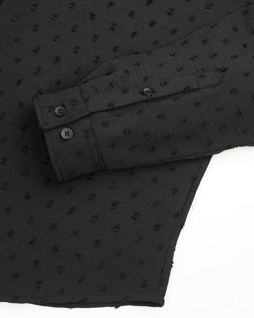men's self design shirt
