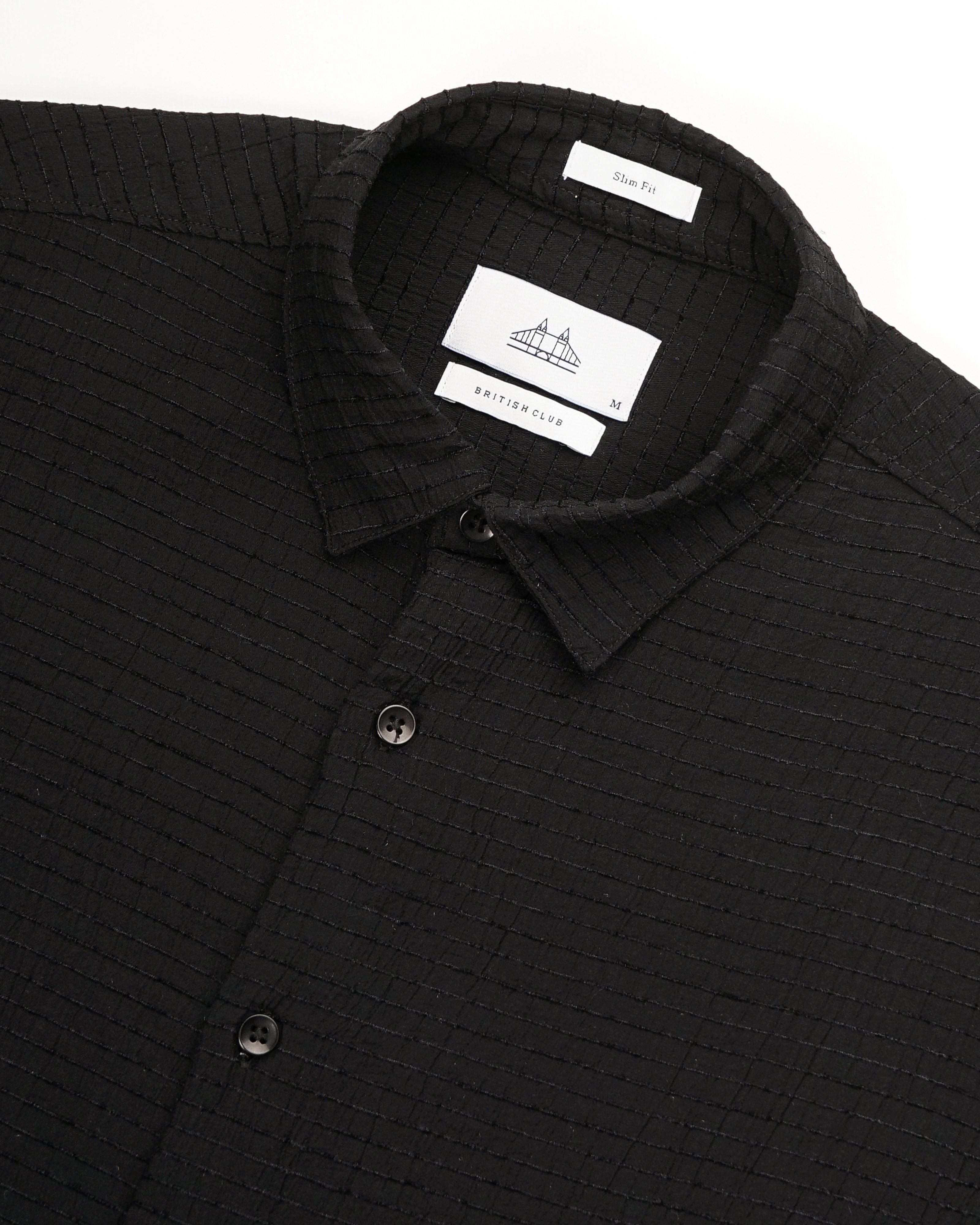 men's Self Design Shirt