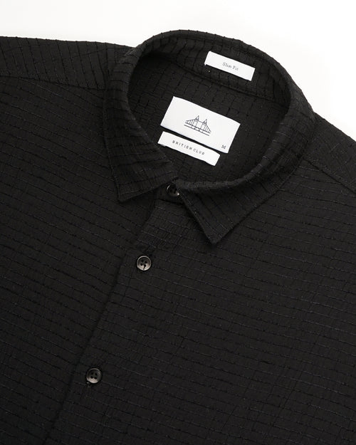 men's Self Design Shirt