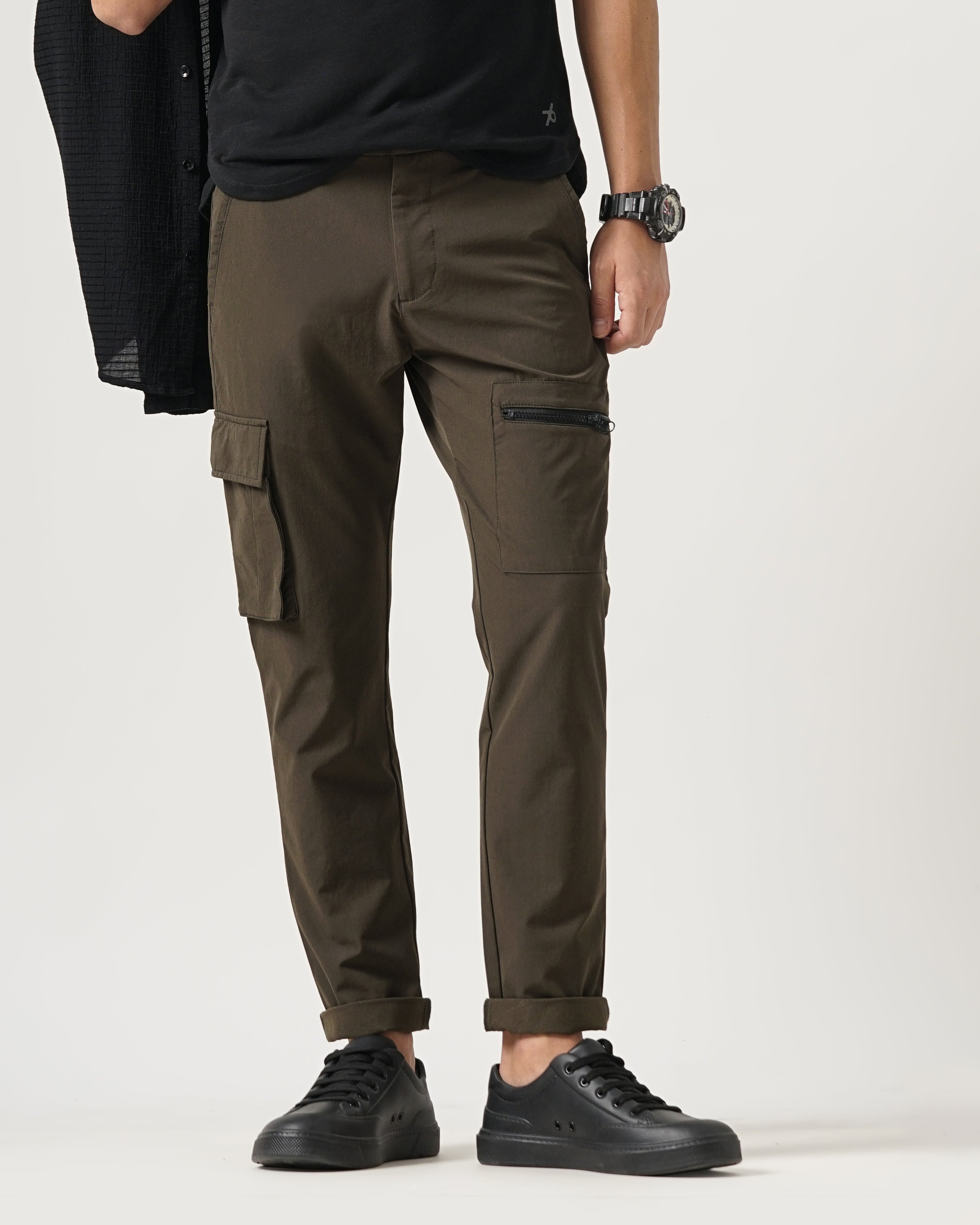 MEN'S CARGO STRETCHABLE CHINOS
