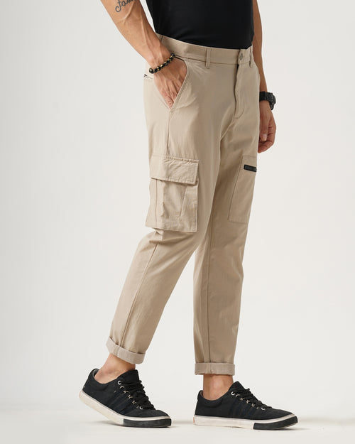 MEN'S CARGO STRETCHABLE CHINOS