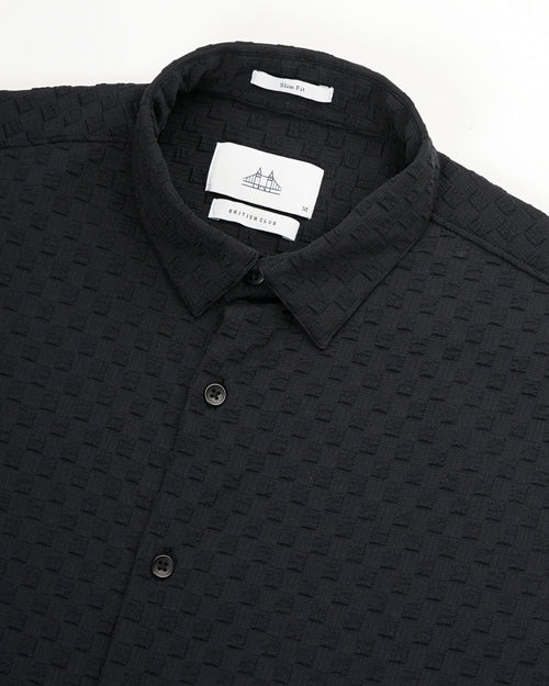 men's self design shirt
