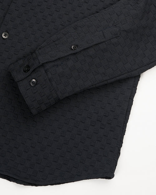 men's self design shirt