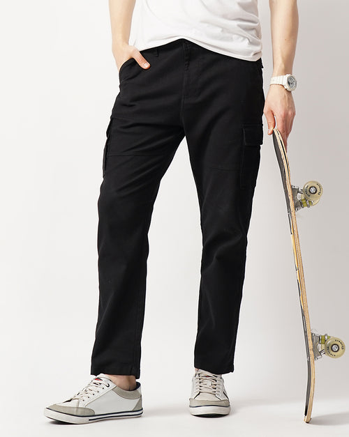 Straight Fit Cargo Chinos