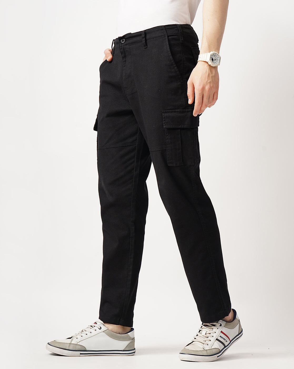 Straight Fit Cargo Chinos