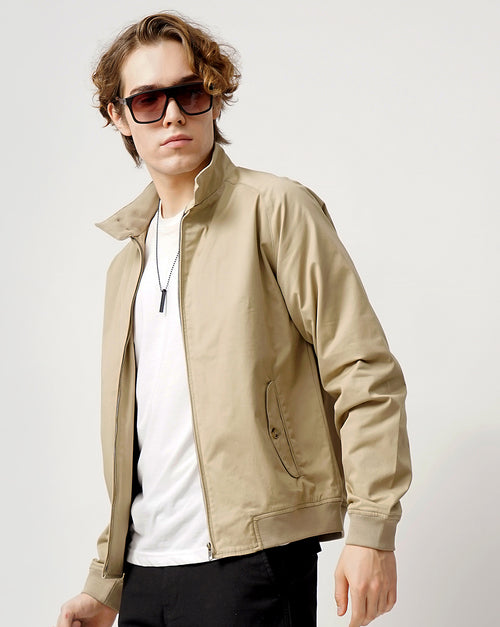 men's Solid Casual jacket