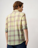 relaxed fit bleached shirt