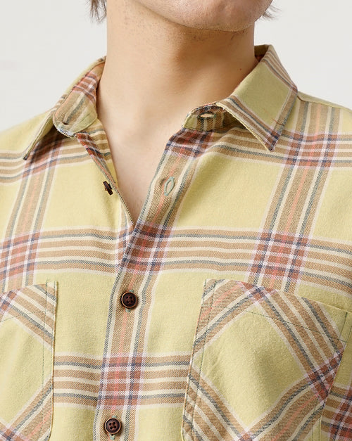 relaxed fit bleached shirt