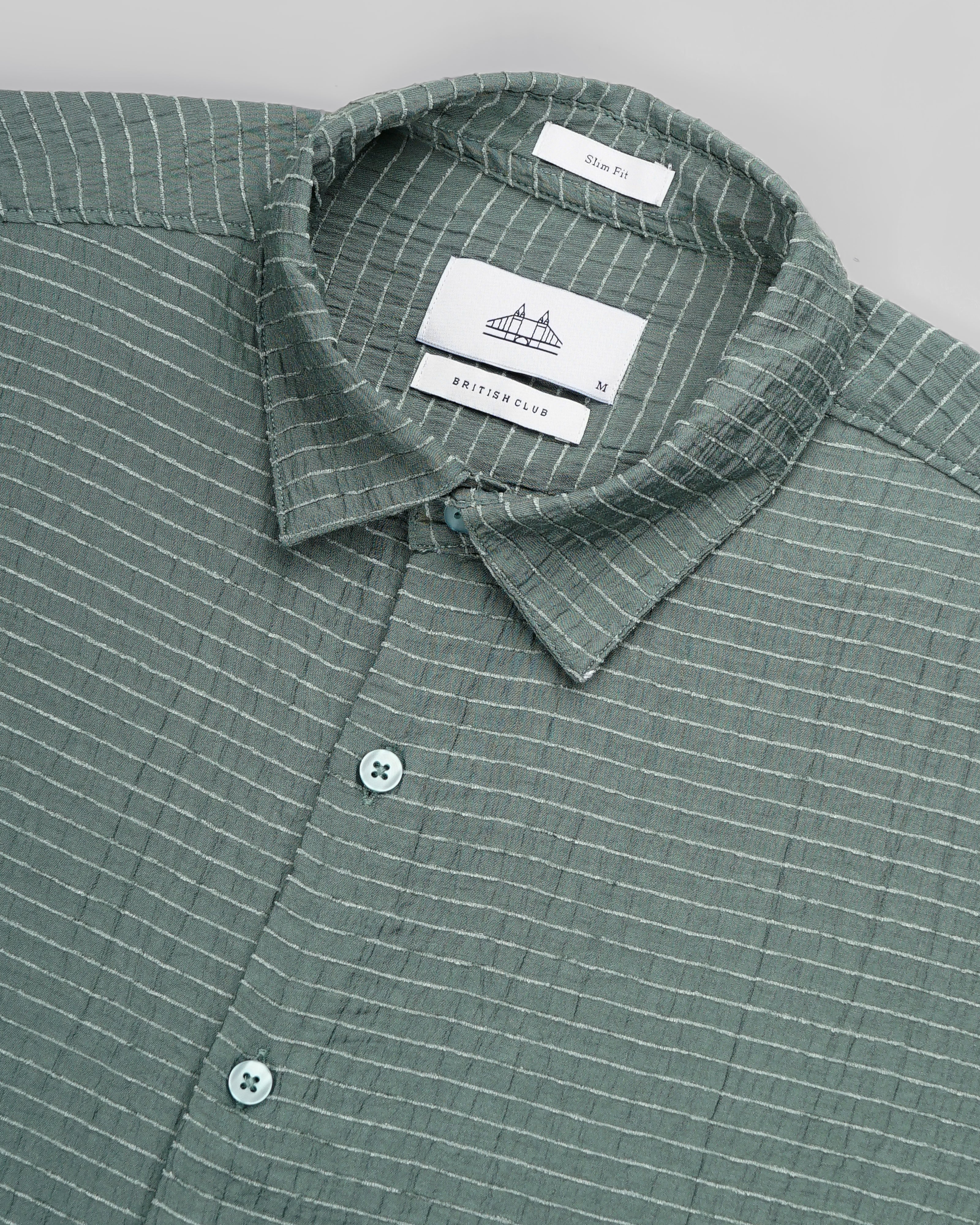 men's Self Design Shirt