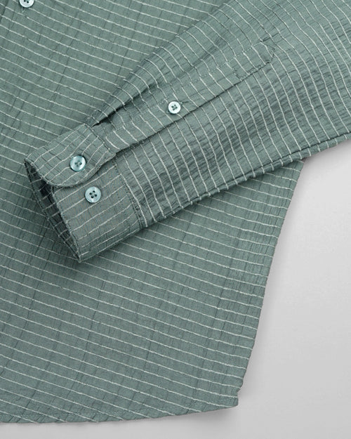 men's Self Design Shirt