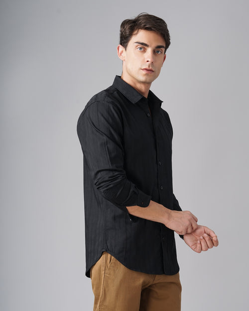 MEN'S SELF DESIGN SHIRT