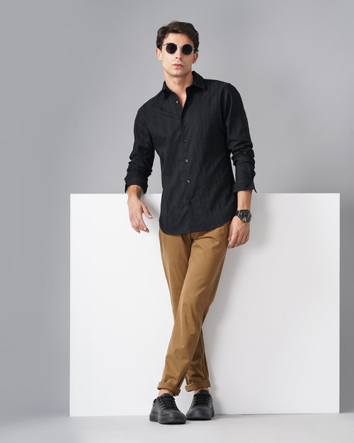 MEN'S SELF DESIGN SHIRT