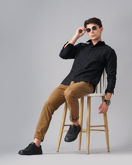 MEN'S SELF DESIGN SHIRT