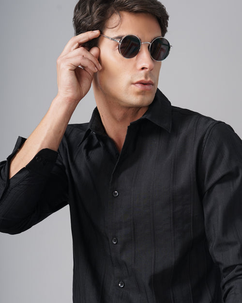 MEN'S SELF DESIGN SHIRT