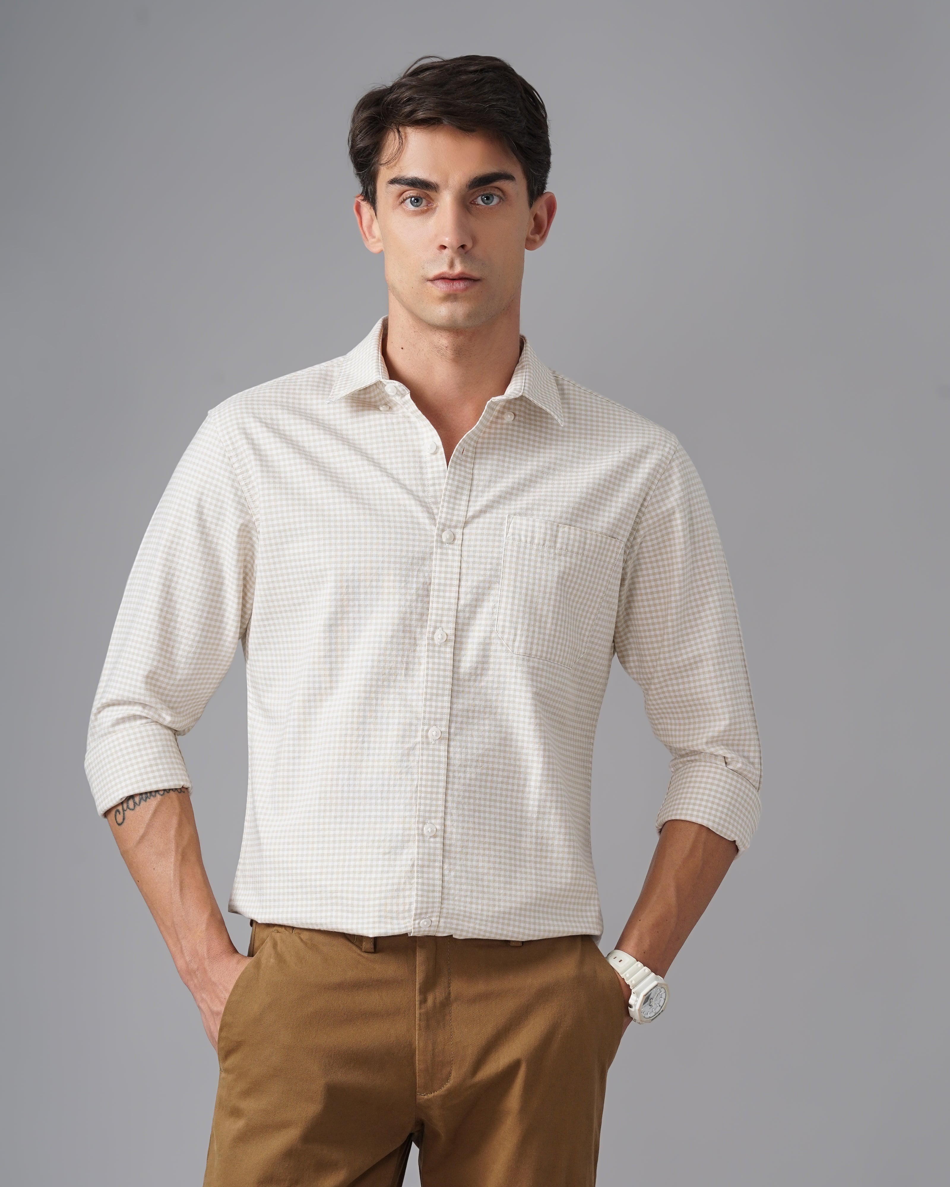 Men's Checks Shirt
