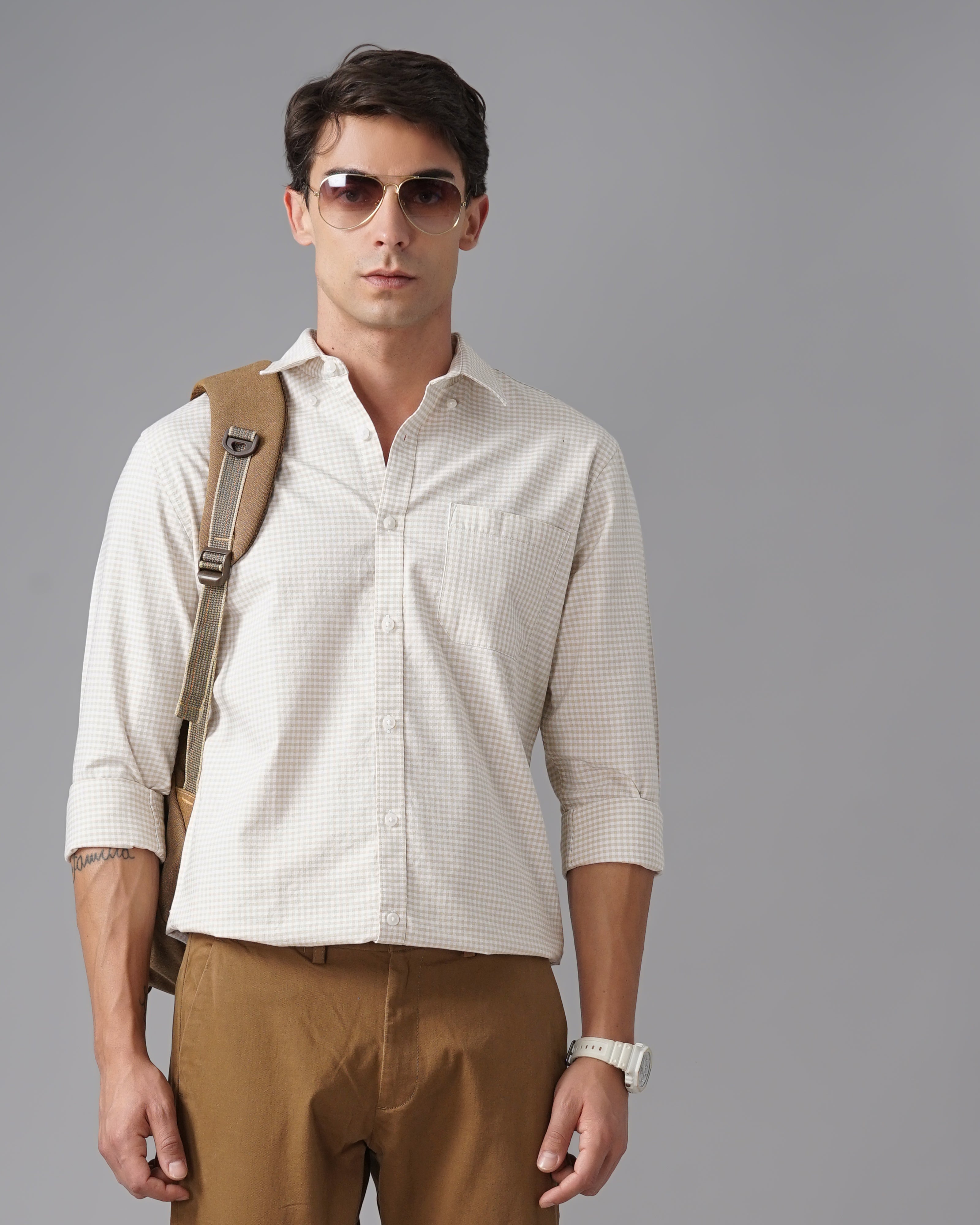 Men's Checks Shirt