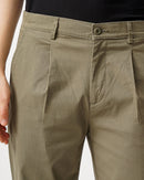 CROPPED LENGTH SINGE PLEATED TROUSER