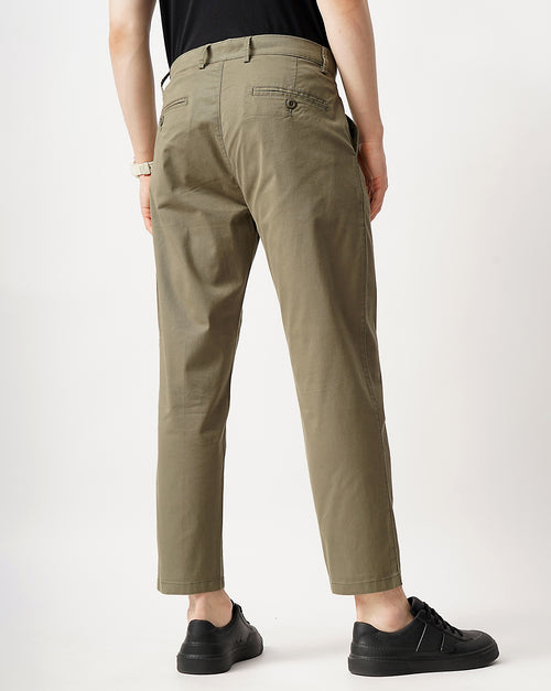 CROPPED LENGTH SINGE PLEATED TROUSER